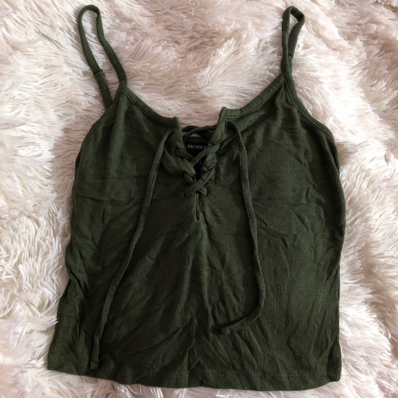 Forever 21 Tops - Lace-up Tank